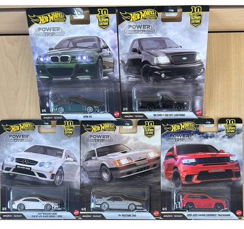 Hot Wheels 2026 Car Culture Power Trip Case R (Set of 5 Cars) indian MRP.