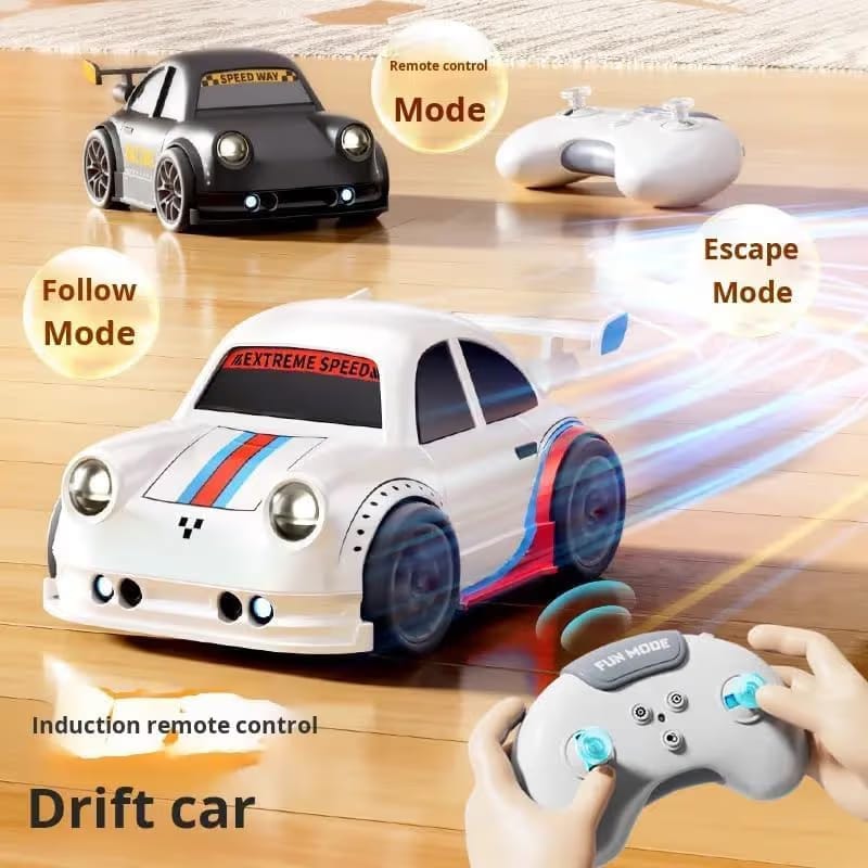 Mini Multi-Functional RC Racing Car for Kids 3+ – High Speed Remote Control Toy with Follow & Escape Mode | Indoor & Outdoor Play