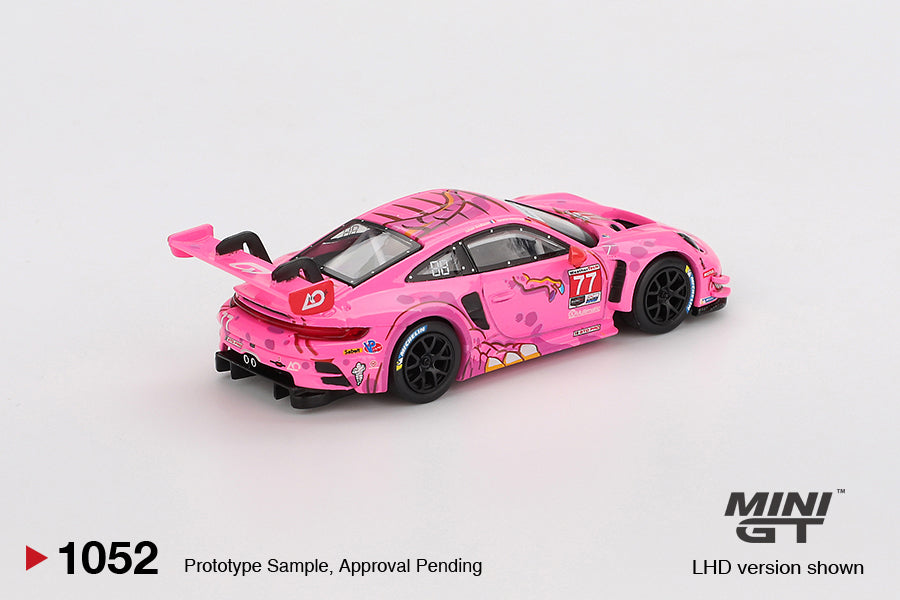 MiniGT 1052 Porsche 911 GT3 R #77 AO Racing 2024 IMSA Road America