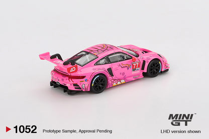 MiniGT 1052 Porsche 911 GT3 R #77 AO Racing 2024 IMSA Road America