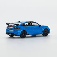 POP Race 1:64 Pandem EG6 Metallic Blue – Diecast Model Car with Open Hood
