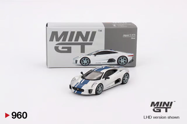 MiniGT 960 - Jaguar C-X75 Silver