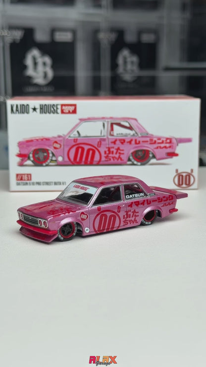 Kaido House 161: Datsun 510 Pro Street Buta V1 1:64 Scale