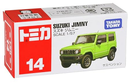 Takara Tomy Tomica Suzuki Jimny Number 14 1:57 Scale