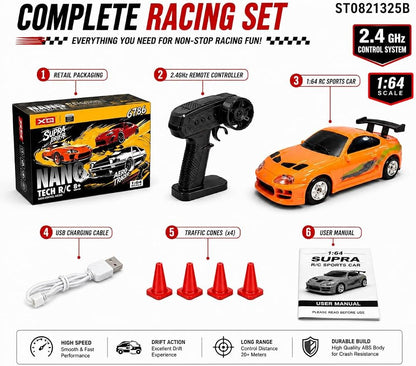 Officially Licensed Supra MK4 XQ BRAND First & Furious 4WD 1:64 Drift Car
