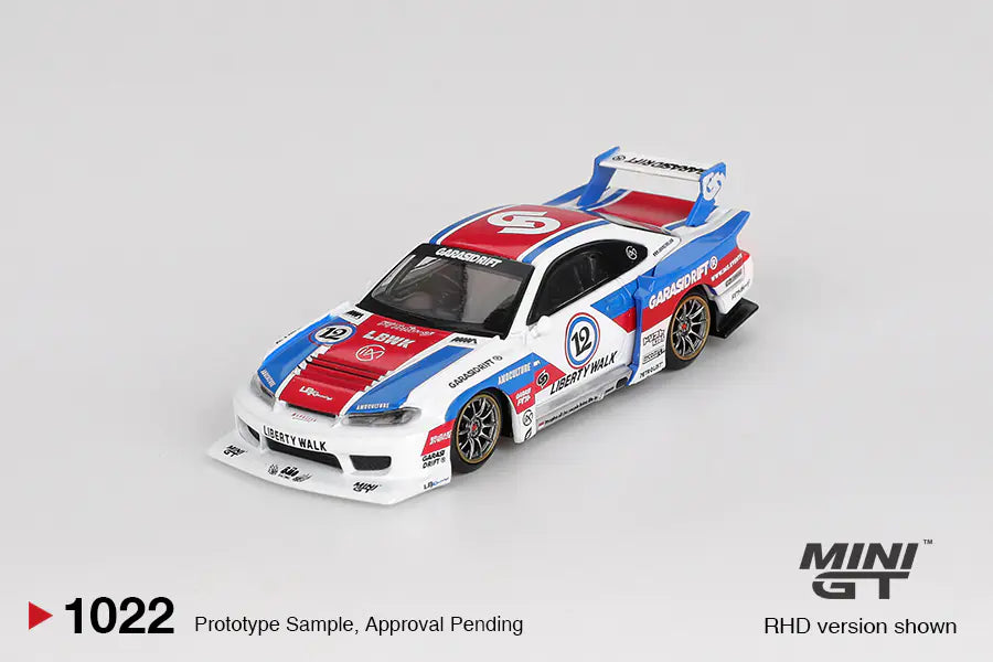 Mini GT 1022 Nissan S15 SILVIA LB-Super Silhouette GARASIDRIFT x LBWK 2025 –
