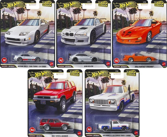 1:64 Hot Wheels Boulevard Series 2026 Car Culture Premium Pack 5 pcs GJT68-978F imported card