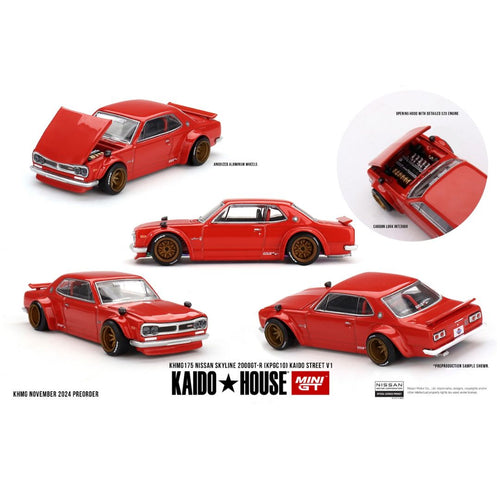 Kaido House 175: Nissan Skyline 2000GTR KPGC10 Kaido Street V1 1:64