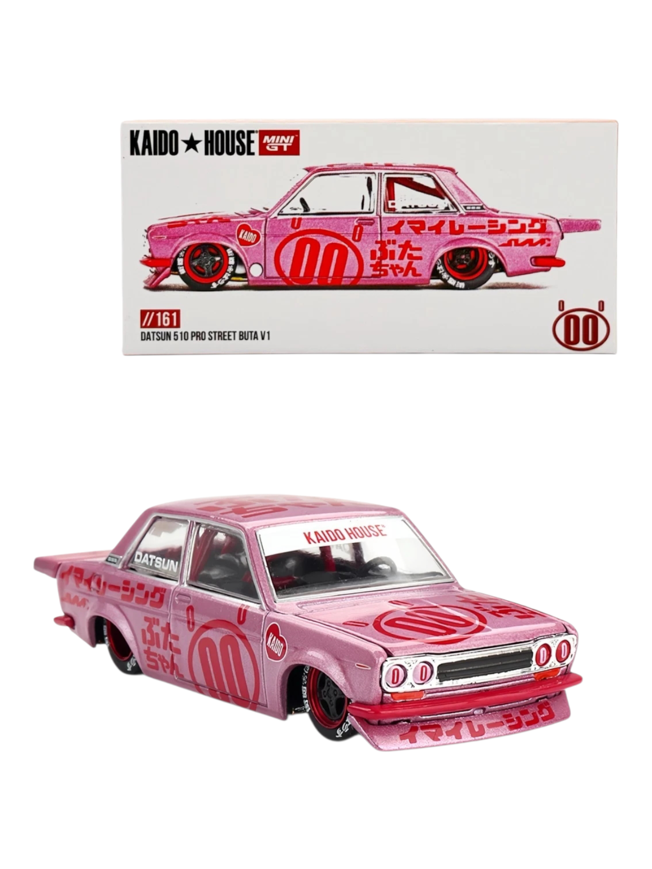Kaido House 161: Datsun 510 Pro Street Buta V1 1:64 Scale