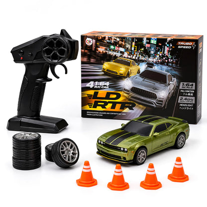 Desktop RC Drift Car Micro LD/ZERO Skala 1:64 QD 2,4 Ghz Model RX7 - GTR dan Dodge - Mobil RC Mi...
