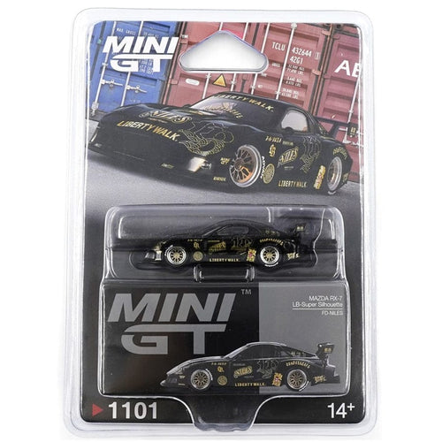 Mini GT 1101 ( Blister ) Mazda RX-7 LB-Super Silhouette FD-NILES MGT01101 1/64 Diecast