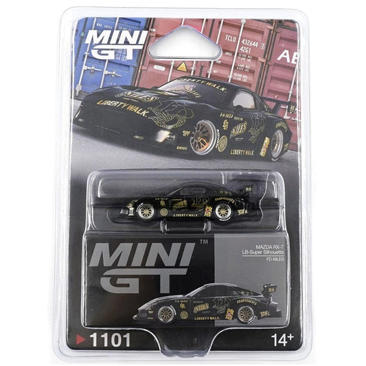 Mini GT 1101 ( Blister ) Mazda RX-7 LB-Super Silhouette FD-NILES MGT01101 1/64 Diecast