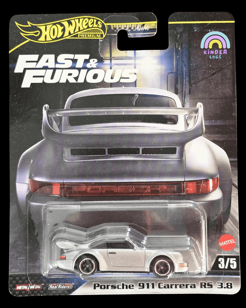 Premium Hot Wheels Porsche 911 Carrera 3.8 - Fast & Furious (USA CARD)