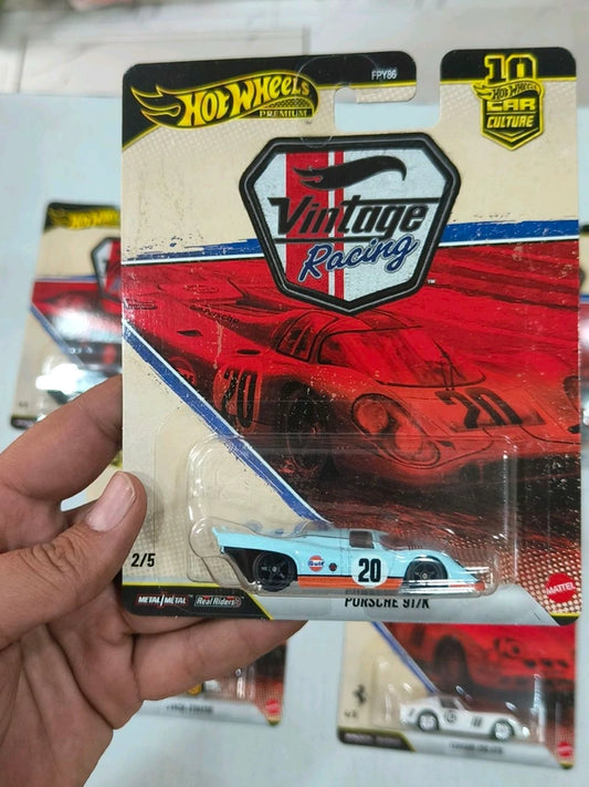 Hot Wheels Premium 2026 | Vintage Racing PORSCHE 917K USA CARD
