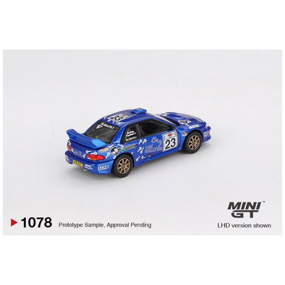 Mini GT Blister 1078: Subaru Impreza WRC99 #23 2000 Acropolis Rally