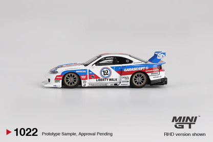 Mini GT 1022 Nissan S15 SILVIA LB-Super Silhouette GARASIDRIFT x LBWK 2025 –