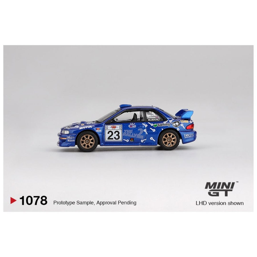 Mini GT Blister 1078: Subaru Impreza WRC99 #23 2000 Acropolis Rally