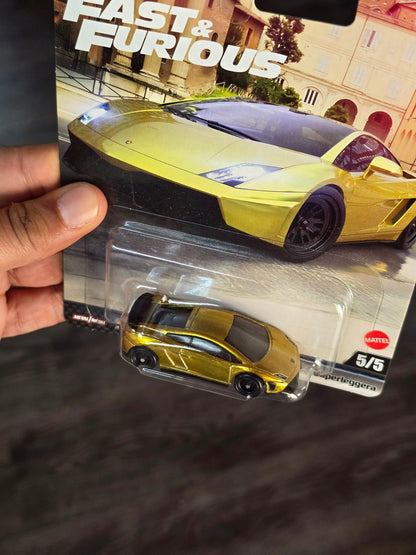 Premium Hot Wheels Lamborghini Gallardo LP 570-4 Superleggera - Fast & Furious (USA card)