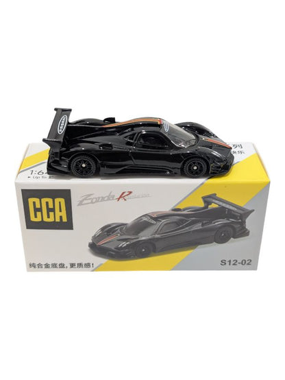 CCA S12-02 Pagani Zonda R Revolution Black 1:64 Scale Diecast