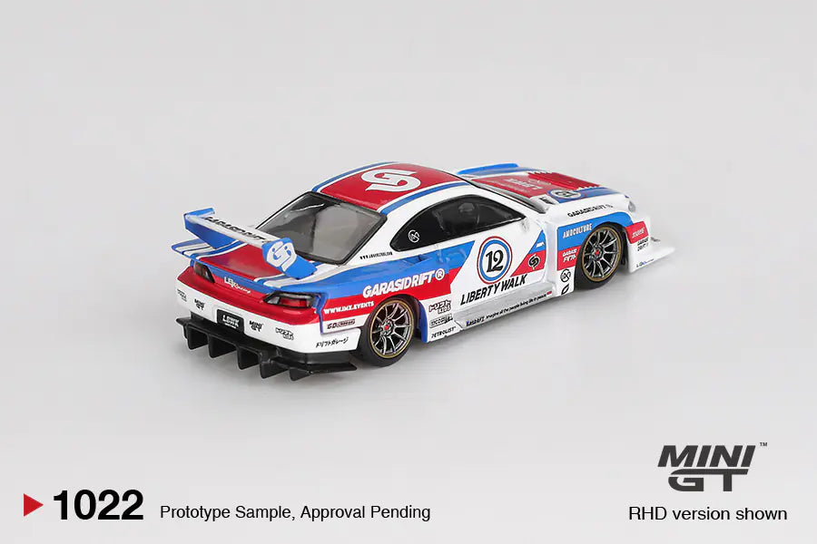 Mini GT 1022 Nissan S15 SILVIA LB-Super Silhouette GARASIDRIFT x LBWK 2025 –