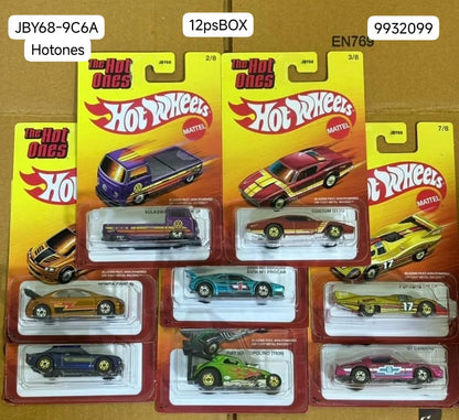 1:64 Hot Wheels 2025 The Hot Ones SET of 12pcs box. JBY68-979A VW, Porsche, BMW imported card