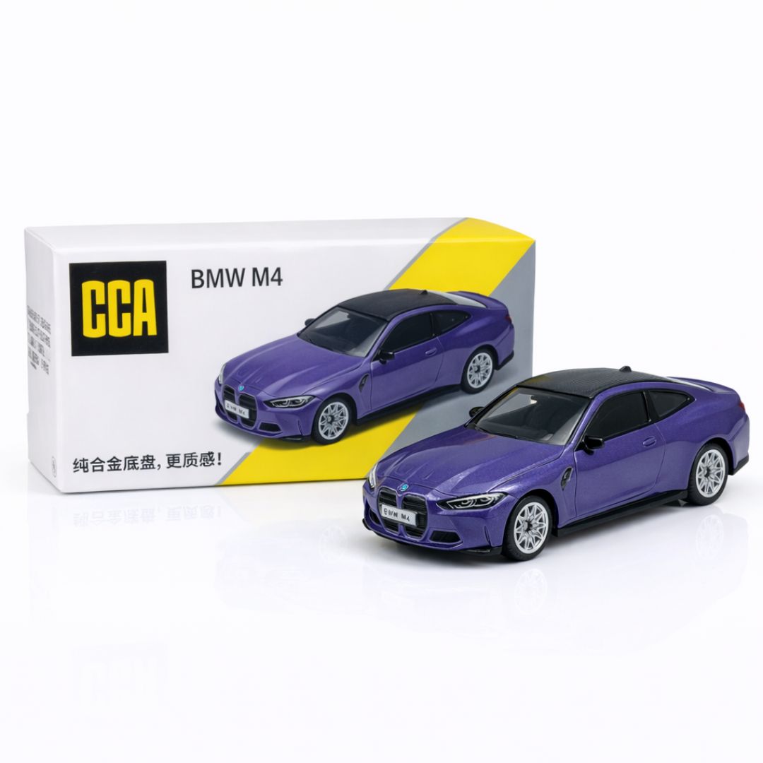 CCA BMW M4 S07-01 – Purple | 1:64 Scale Premium Die-Cast Sports Coupe