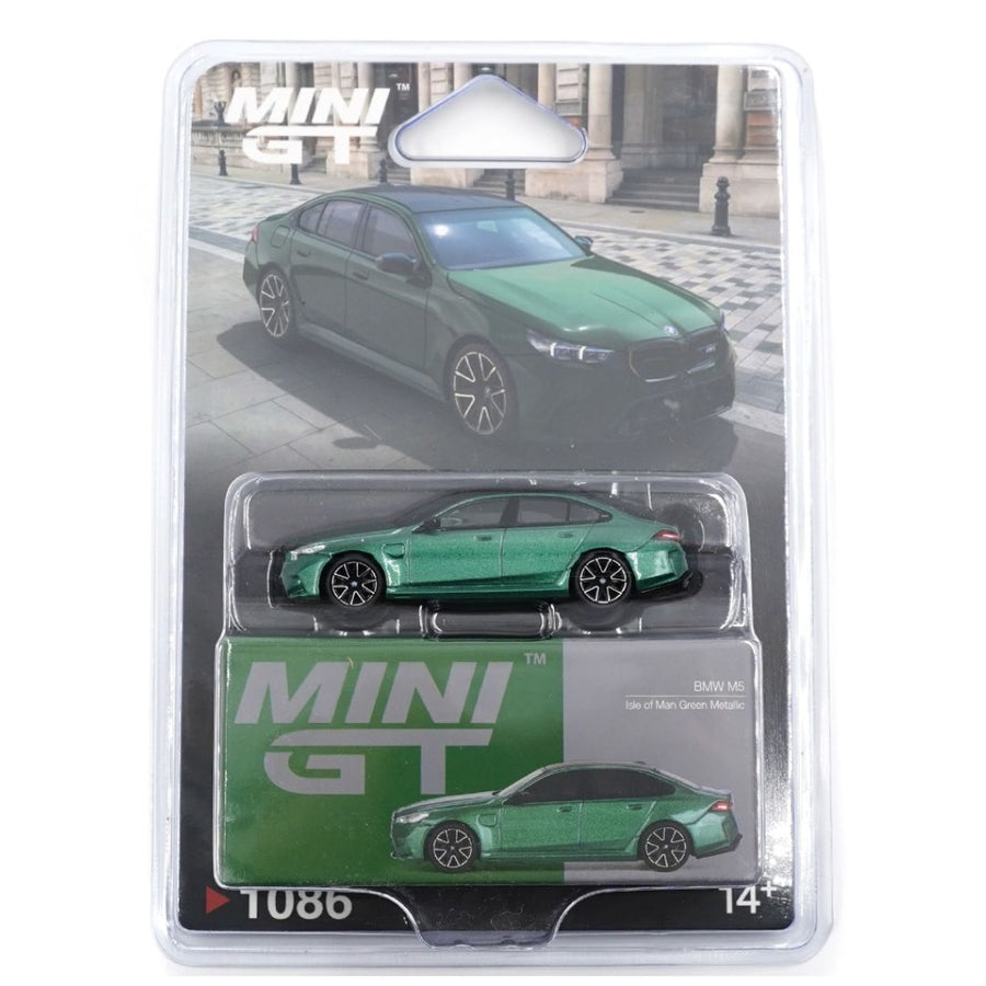 Mini GT Blister 1086: BMW M5 Isle of Man Green Metallic