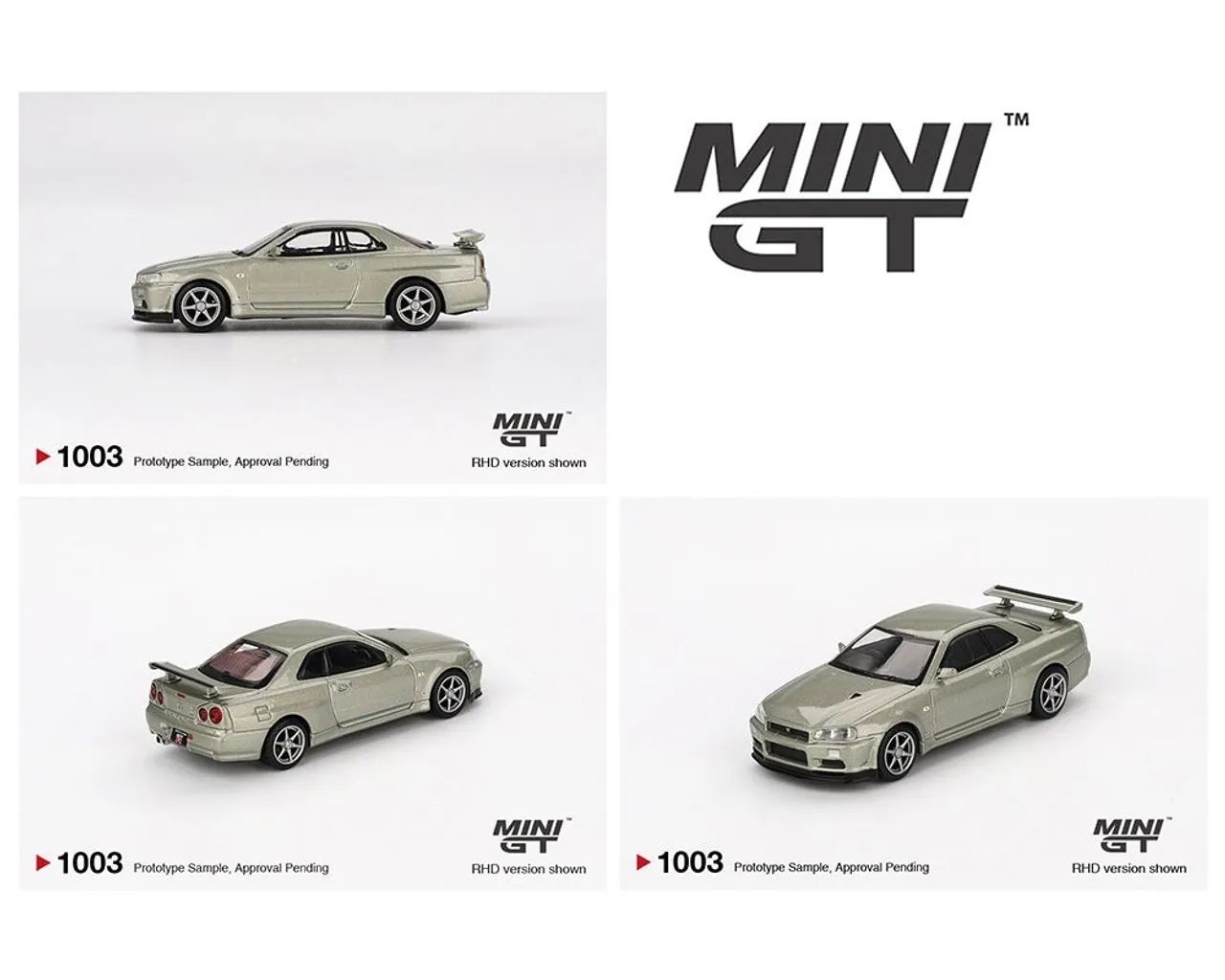 MiniGT 1003 - Nissan Skyline GT-R (R34) V-Spec II Nür Millenium Jade